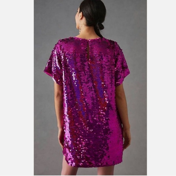 Anthropologie VERB by Pallavi Singhee Sequin Shift Dress - Picture 2 of 5